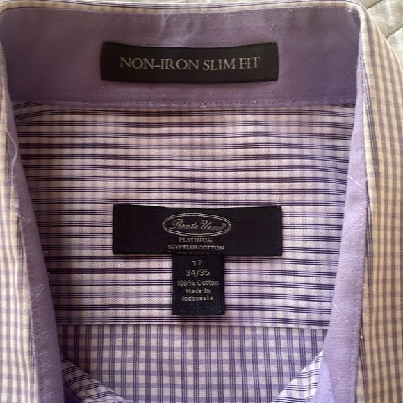 LIKE NEW Pronto Uomo slim fit dress shirt, 17 34/35 - Picture 2 of 11